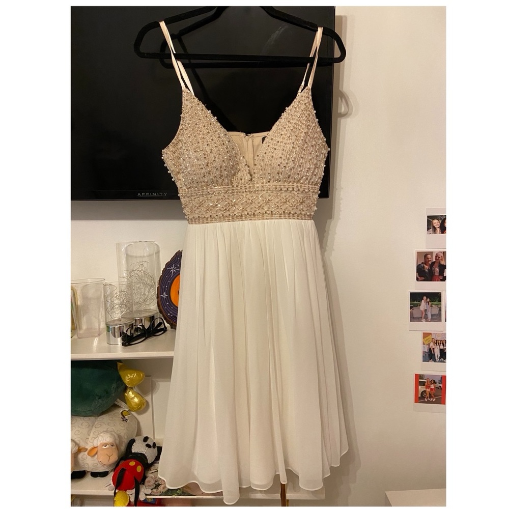 Say Yes to the Prom Dress Embellished Tulle Dress